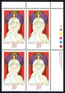 Canada Sc# 1114 MNH PB UR 1986 39c Christmas Angels