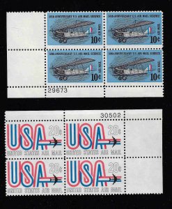 C74-C75 Mint,OG,NH... Plate Blocks of 4... SCV $3.05