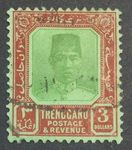 MOMEN: MALAYA TRENGGANU SG #43 1926 SCRIPT USED LOT #60883