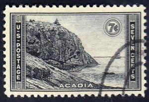 U.S. #746 Acadia National Park, Used.