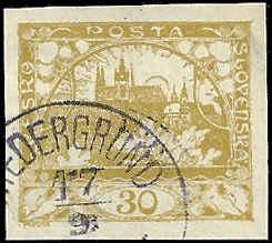 Czechoslovakia -  6 - Used - SCV-0.25