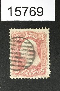 MOMEN: US STAMPS # 64b ROSE PINK USED $140 LOT #15769