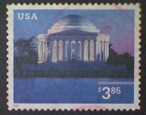 United States, Scott #3647, used(o),  2002, Jefferson Memorial, $3.85