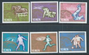 YEMEN SC# 196-201 MICHEL IMPF VF/MNH 1965