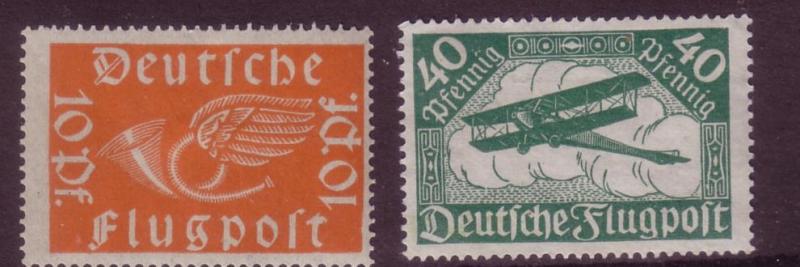 Germany Sc. # C 1 / C 2 Airmail MH