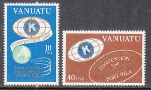 Vanuatu 295a-296a MNH VF