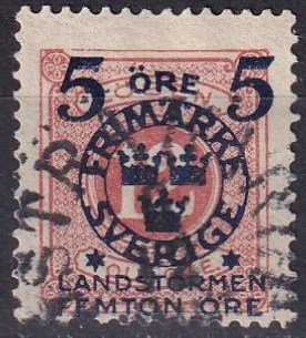 Sweden #B16 F-VF Used CV $32.50 (Z5065)