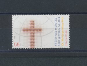 2005 Germany, World Youth Day, 1 single, Vatican Joint Issue No. 1387 - MNH **