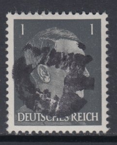 Germany Soviet Zone SBZ - LOCAL SYRAU 1Pf HITLER head - Expertized Valicek