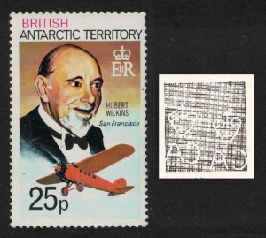 BAT 25p - Hubert Wilkins and Lockheed Vega 'San Francisco' 1979 MNH SG#76