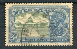 INDIA; 1930s early GV pictorial issue fine used value + E-13 POSTMARK