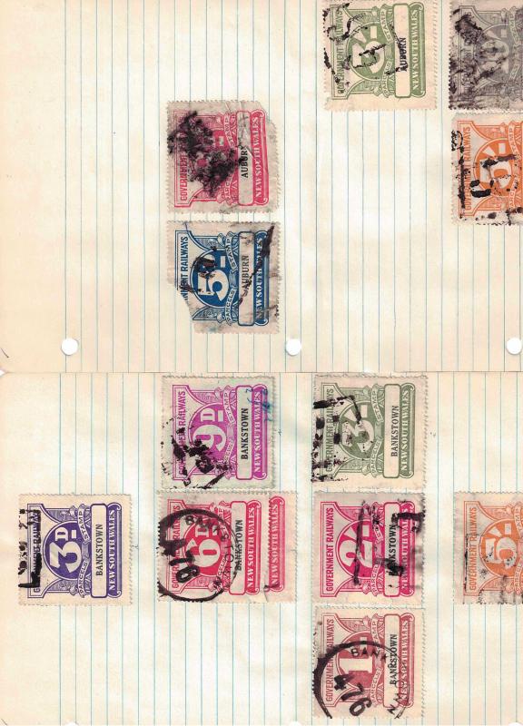 2-Binder hoard of Foreign Railroad Stamps - 350 3 ring pages 1-15 per page