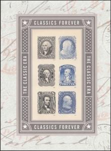 US 5079 Classics forever sheet (6 stamps) MNH 2016 