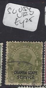 INDIA CHAMBA  (PP2410B)  KGV   SERIVICE  4A    SG O54       VFU