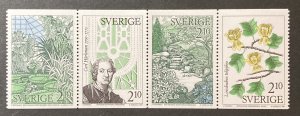 Sweden 1987 #1653a BP(1 fold), Botanical Gardens, MNH.