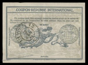 Austria International Reply Coupon IRC Post Office G98901