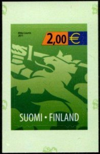 Finland 2011 MNH** - Heraldic Lion Type of 2002 - 2.00 Euro - Scott # 1383