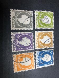 Iceland Scott 86-91 Used CV $95.75