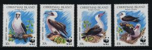 Christmas Island 270-3 MNH Birds, WWF