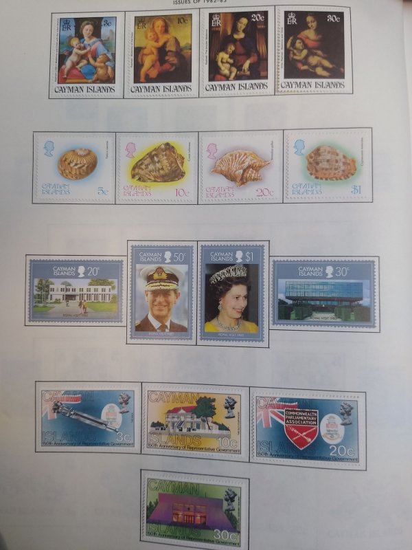 collection on pages Cayman Islands 1979-91 PS: CV $122