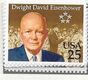 US# 2513 $.25 Dwight D Eisenhower   (MNH) CV $0.80