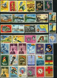 Ghana Postage Africa Stamp Collection Used Mint LH