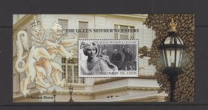 Solomon Islands #884   (1999 Queen Mother sheet) VFMNH CV $2.50