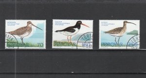 Faroe Islands  Scott#  28-30  Used  (1977 Birds)