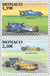 Scott #2025 Race Cars MNH