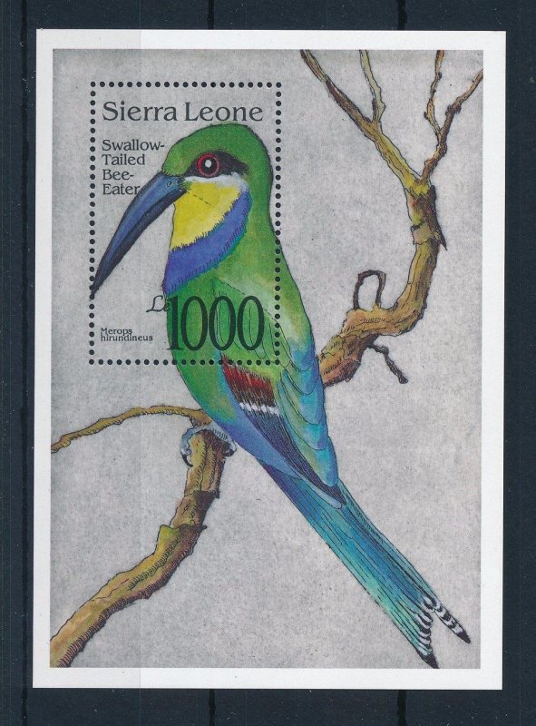 [28612] Sierra Leone 1992 Birds Oiseaux�Uccelli  Souvenir Sheet MNH
