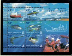 BRITISH INDIAN OCEAN TERR SGMS295 2004 FISHERIES PATROL MNH