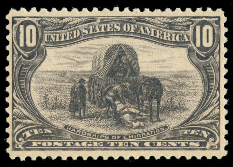 MOMEN: US STAMPS #290 MINT OG NH VF PF CERT