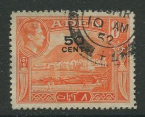 STAMP STATION PERTH Aden #41 - KGVI Definitive Overprint 1951 Used CV$0.50.