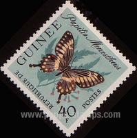 Guinea SG#394 Mint - 1963 40f.  - Butterflies, Insects