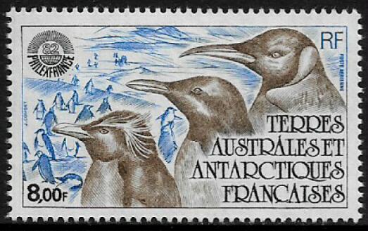 F.S.A.T. #C70 MNH Stamp - Penguins - PHILEXFRANCE '82