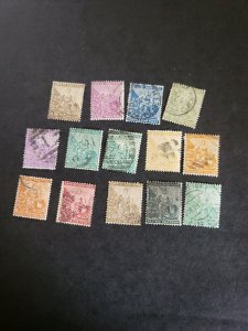 Stamps Cape of Good Hope 41-54 used
