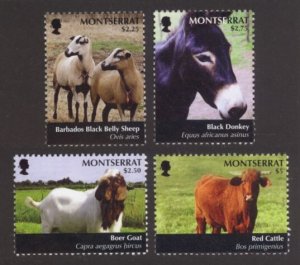 Montserrat Sc# 1265-8 MNH Farm Animals