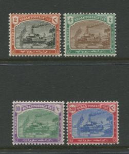 Sudan - Scott J5-J8 - Postage Due Issue -1901 - MNH - Set of 4 Stamps