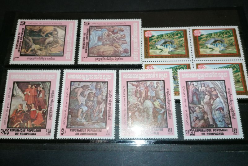 Large world lot stamps, blocks,minisheets mostly MNH see photos