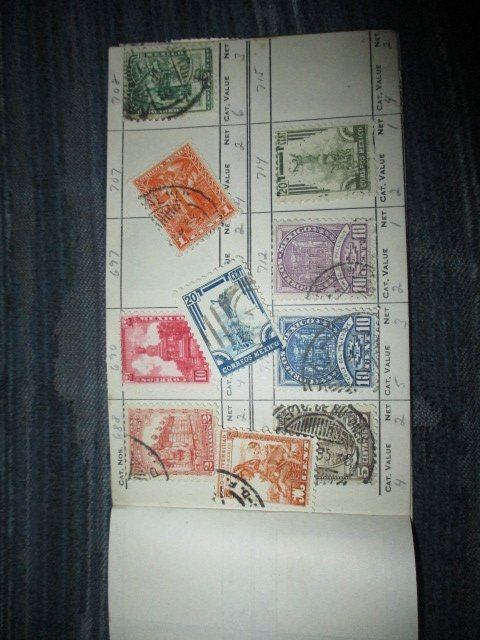 MEXICO COLLECTION IN APPROVAL BOOK