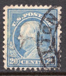 US Stamp - 20 cents - Franklin - Used Stamp