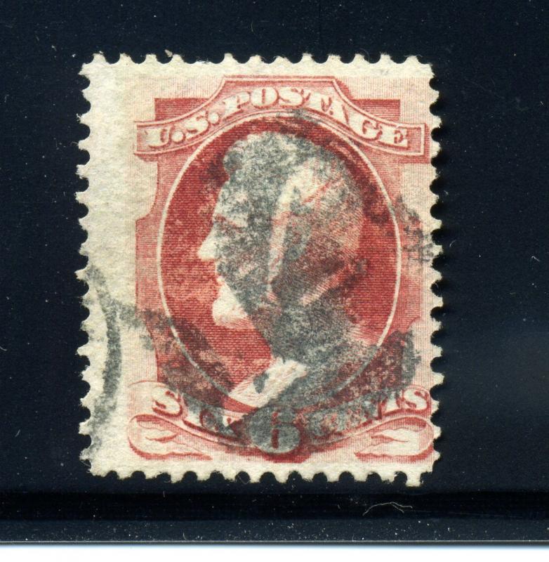 Scott #137 Lincoln Grill Used Stamp    (Stock #137-4)