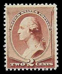 PCBstamps   US # 210  2c Washington, perf 12, MNH, (4)