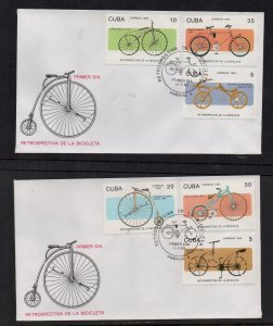 CUBA - 1993 - FDC - BICYCLES -