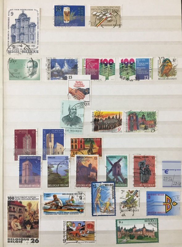 BELGIUM Modern Wildlife Art Used Mixture (Aprx 180 Items) TK562 