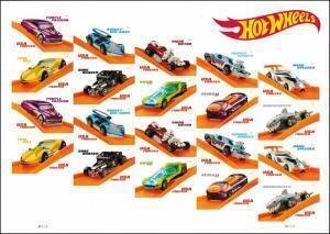 U.S.#5330a Hot Wheels 50c Pane of 20, MNH. O/S Shipping