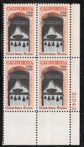 #1373 MNH Plate Block