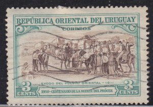 Uruguay 589 Flight of the People 1952