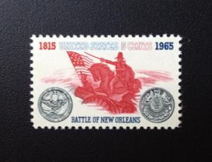 Scott #1261 Battle of New Orleans, MINT, VF, NH