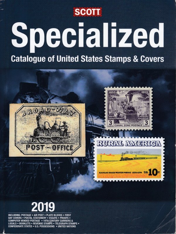 2019 Scott Specialized Catalogue of United States Stamps & Covers